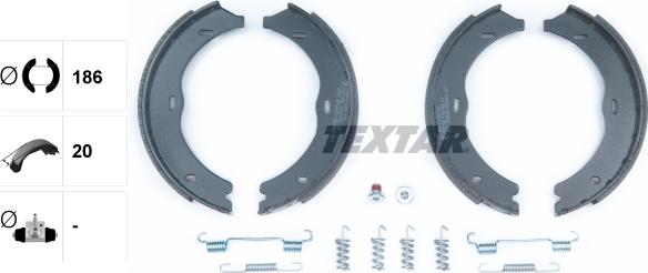 Textar 91061900 - Kit ganasce, Freno stazionamento autozon.pro