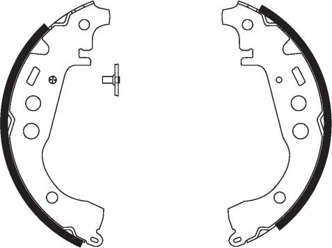 Textar 91086400 - Kit ganasce freno autozon.pro