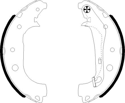 Textar 91081600 - Kit ganasce freno autozon.pro