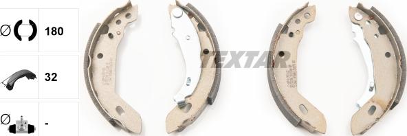 Textar 91031200 - Kit ganasce freno autozon.pro