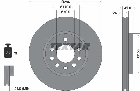 Textar 92066200 - Discofreno autozon.pro