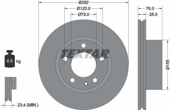 Textar 92026700 - Discofreno autozon.pro