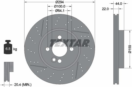 Textar 92196705 - Discofreno autozon.pro