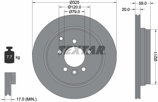 Textar 92147600 - Discofreno autozon.pro