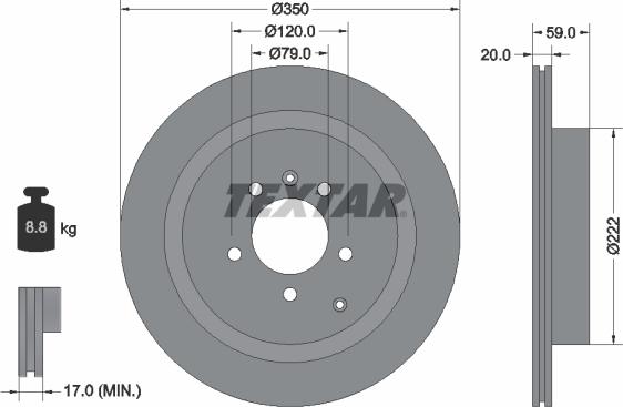 Textar 92147700 - Discofreno autozon.pro