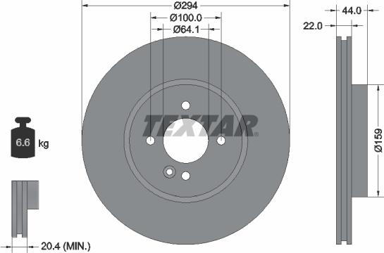 Textar 92183505 - Discofreno autozon.pro