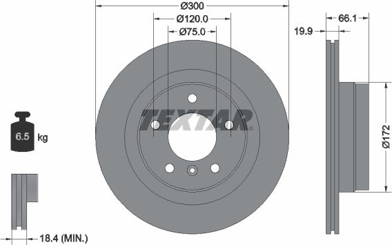 Textar 92133000 - Discofreno autozon.pro