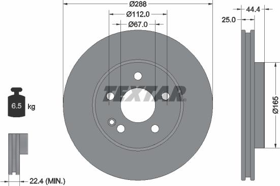 Textar 92132005 - Discofreno autozon.pro