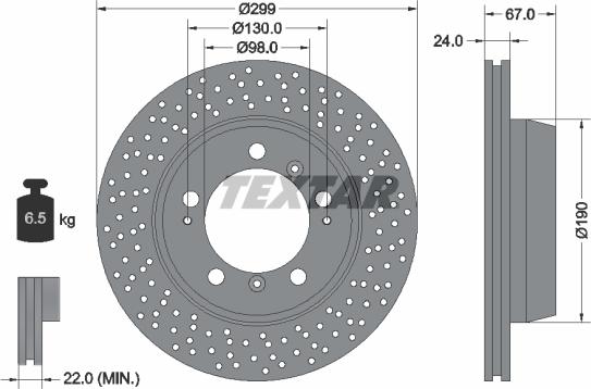 Textar 92176705 - Discofreno autozon.pro