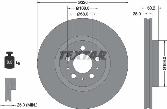 Textar 92178205 - Discofreno autozon.pro