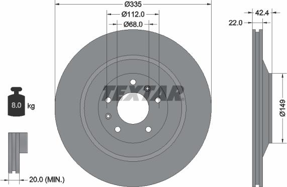 Textar 92177003 - Discofreno autozon.pro