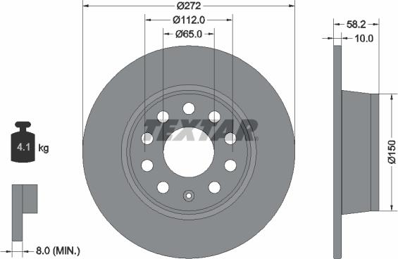 Textar 92300003 - Discofreno autozon.pro