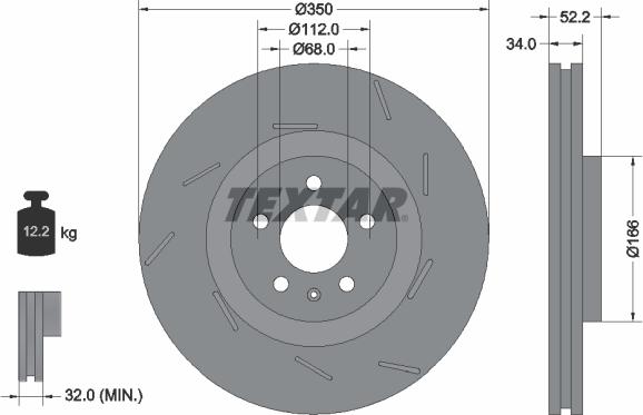 Textar 92319005 - Discofreno autozon.pro