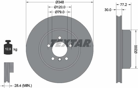 Textar 92310205 - Discofreno autozon.pro