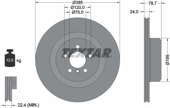 Textar 92311005 - Discofreno autozon.pro