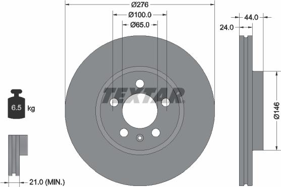 Textar 92313703 - Discofreno autozon.pro