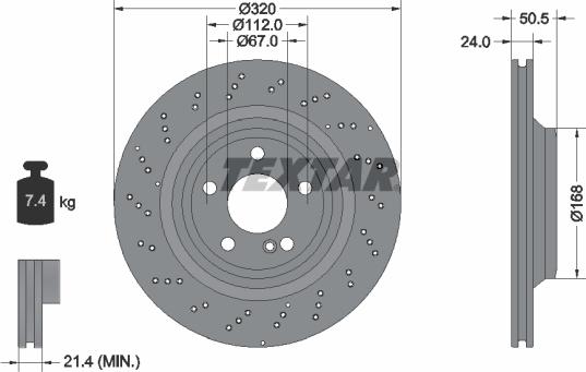 Textar 92317505 - Discofreno autozon.pro