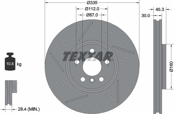 Textar 92317105 - Discofreno autozon.pro