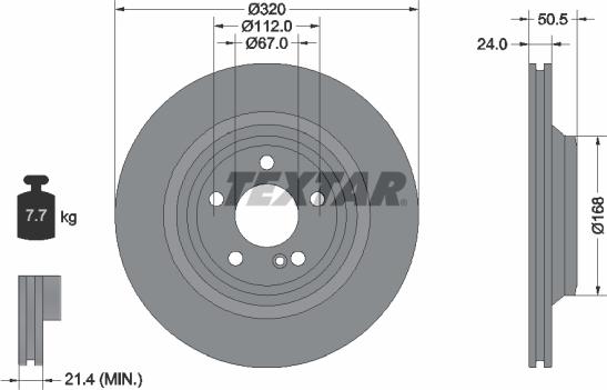 Textar 92317305 - Discofreno autozon.pro