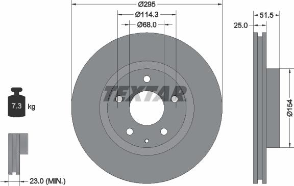 Textar 92267603 - Discofreno autozon.pro