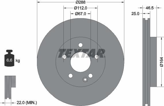 Textar 92287705 - Discofreno autozon.pro