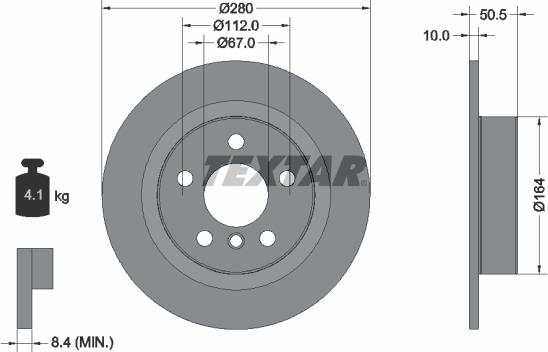 Textar 92274605 - Discofreno autozon.pro