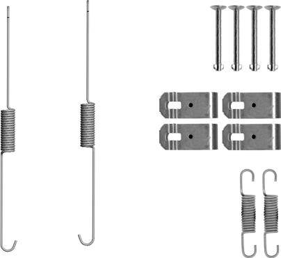 Textar 97033400 - Kit accessori, Ganasce freno autozon.pro