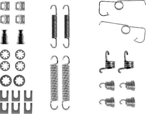 Textar 97027800 - Kit accessori, Ganasce freno autozon.pro