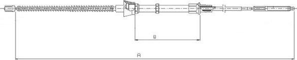 Textar 44004300 - Cavo comando, Freno stazionamento autozon.pro