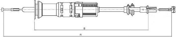 Textar 58002100 - Cavo comando, Comando frizione autozon.pro