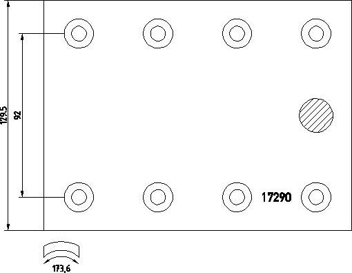 Textar 1729007 - Kit materiale d'attrito, Freno a tamburo autozon.pro