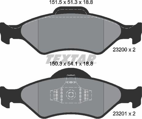 Textar 89005700 - Kit freno, Freno a disco autozon.pro