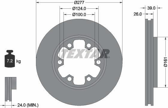 Textar 92059000 - Discofreno autozon.pro