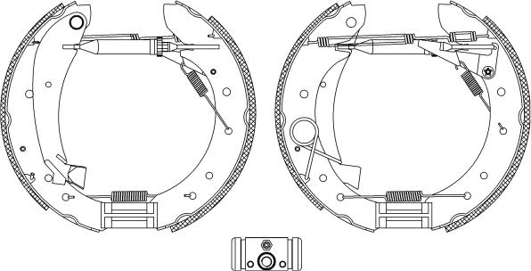 Textar 84049601 - Kit ganasce freno autozon.pro