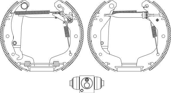 Textar 84044902 - Kit ganasce freno autozon.pro