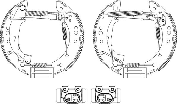 Textar 84059800 - Kit ganasce freno autozon.pro