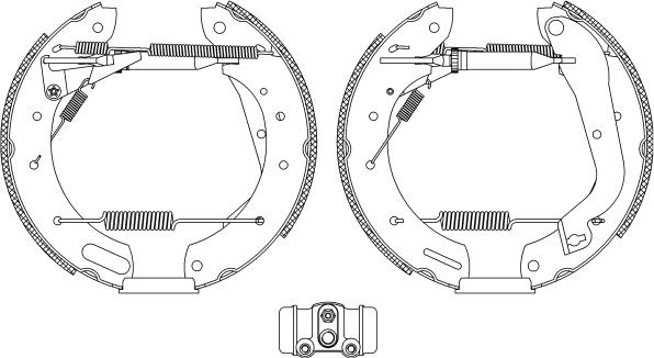 Textar 84055802 - Kit ganasce freno autozon.pro