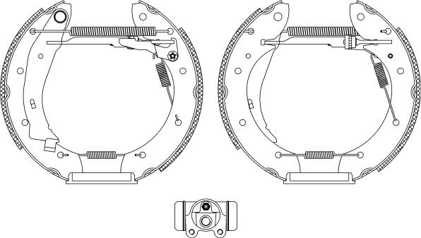 Textar 84053900 - Kit ganasce freno autozon.pro