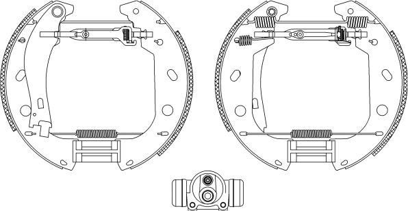 Textar 84053102 - Kit ganasce freno autozon.pro