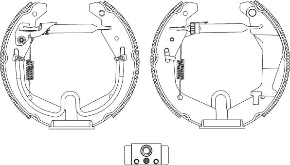 Textar 84065200 - Kit ganasce freno autozon.pro