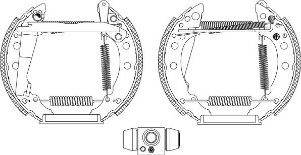 Textar 84018203 - Kit ganasce freno autozon.pro