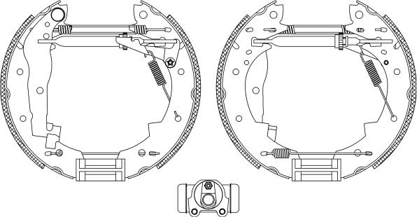 Textar 84030402 - Kit ganasce freno autozon.pro