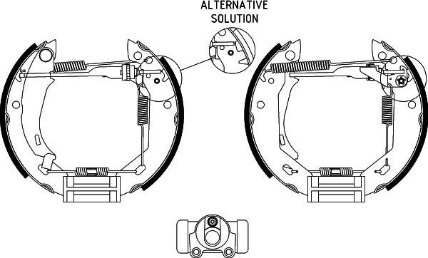 Textar 84031800 - Kit ganasce freno autozon.pro