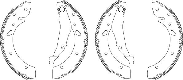 Textar 83053400 - Kit ganasce freno autozon.pro