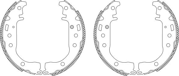 Textar 83053502 - Kit ganasce freno autozon.pro