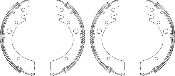 Textar 83039601 - Kit ganasce freno autozon.pro