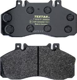 Textar 2906504 - Kit pastiglie freno, Freno a disco autozon.pro