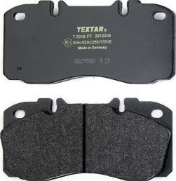 Textar 2912204 - Kit pastiglie freno, Freno a disco autozon.pro