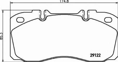 Textar 2912271 - Kit pastiglie freno, Freno a disco autozon.pro