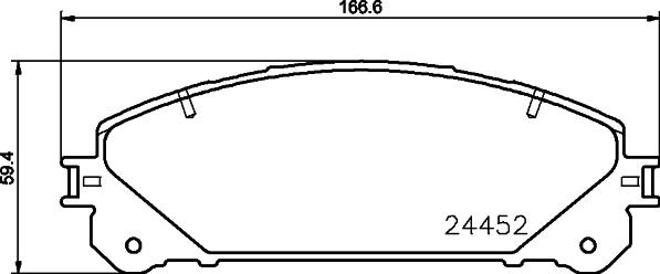 Textar 2445203 - Kit pastiglie freno, Freno a disco autozon.pro